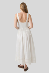 The Great - The Day Break Dress - WHITE