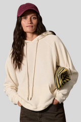 The Great - The Fleece Pullover Hoodie - WASHWHT
