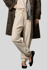 The Great - The Fleece Stadium Sweatpant - WASHWHT