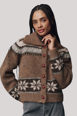 【新品タグ付】23AW　Nordic Collage Knit Cardigan DISCOVERED DISCOVERED(ディスカバード) / Nordic Collage Knit