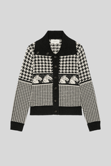 The Great - The Pony Cardigan - BLACK
