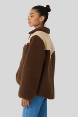 The Great - The Reversible Western Yoke Pasture Jacket - BRWWCREA