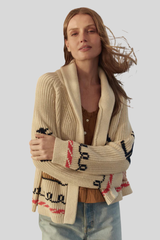 The Great - The Sailboat Lodge Cardigan - CREAM