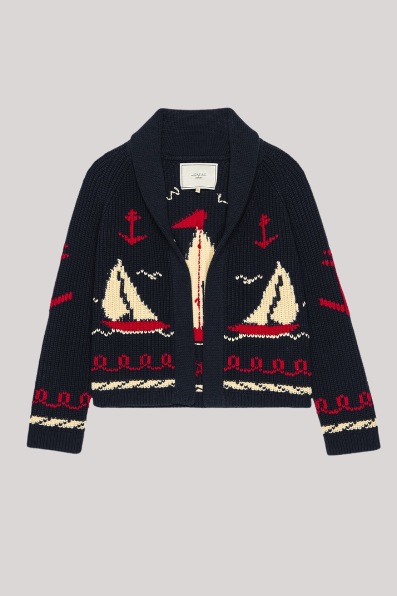 BattenwearバテンウェアLodge Cardigan NAVY XL The Great The Sailboat Lodge Cardigan Dark Navy | ModeSens