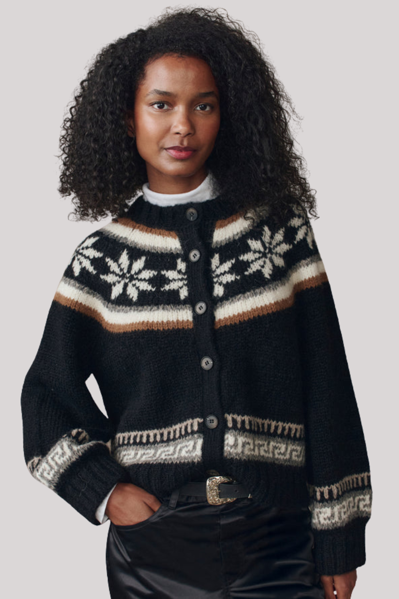 The Great - The Snowflake Ice Rink Cardigan