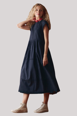 The Great - The Sonnet Dress - NAVY