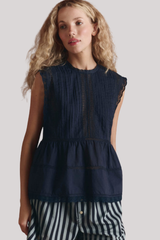 The Great - The Sonnet Top - NAVY