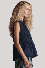 The Great - The Sonnet Top - NAVY