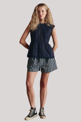 The Great - The Sonnet Top - NAVY