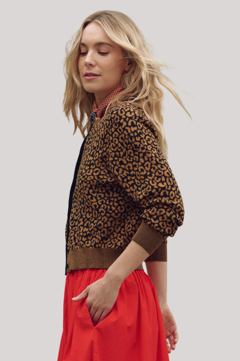 The Great - The Tea Time Cardigan - LEOPARD