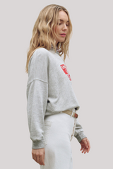 The Great - The Teammate Sweatshirt - HEATGREY