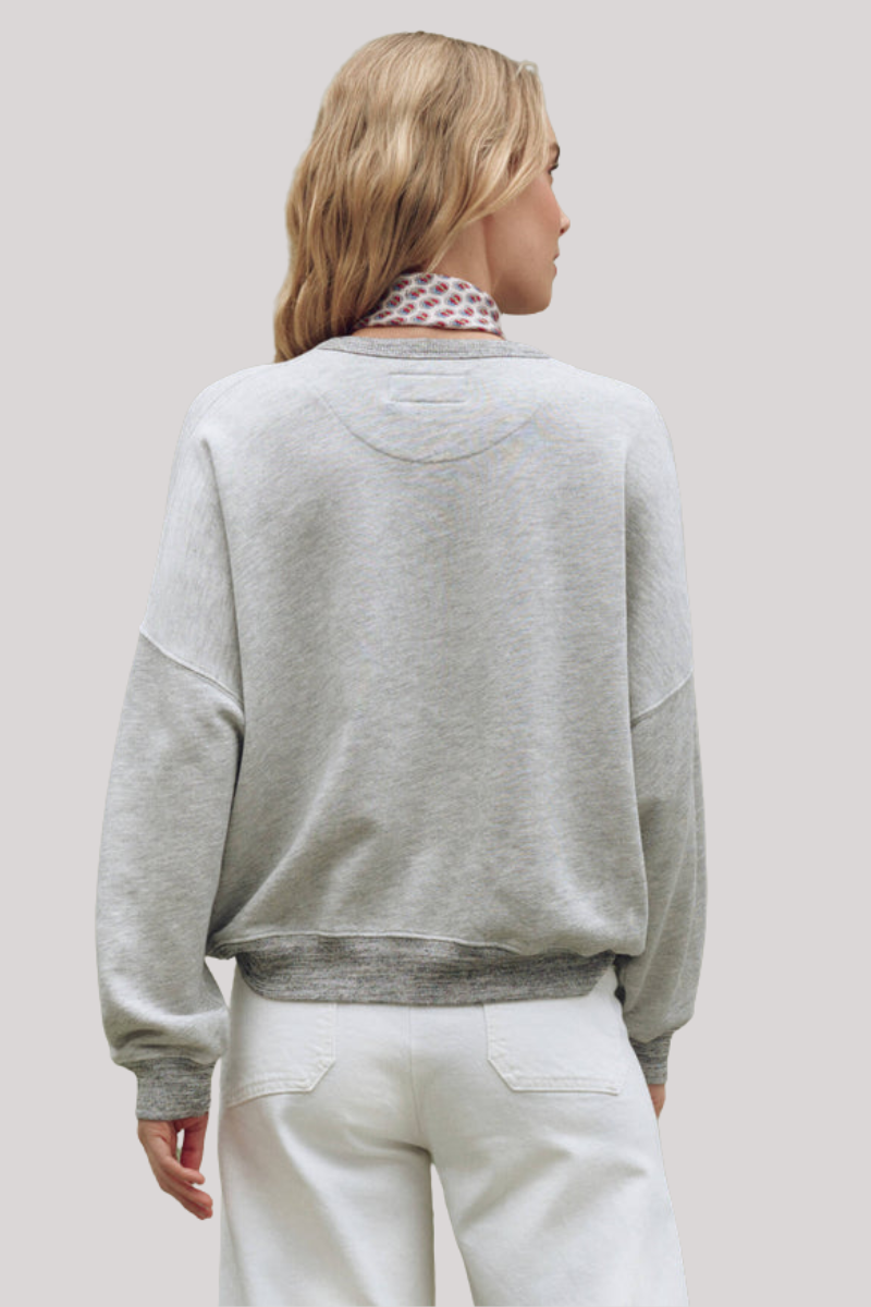 The Great - The Teammate Sweatshirt - HEATGREY