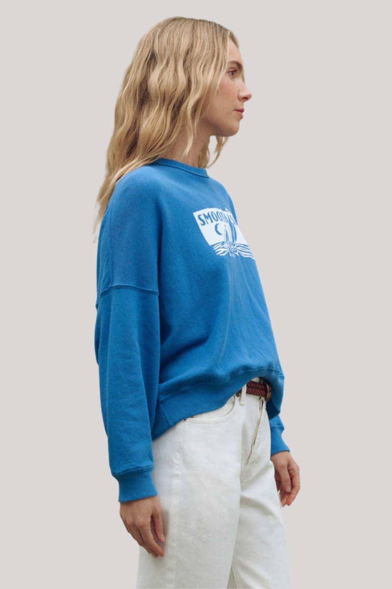 The Great - The Teammate Sweatshirt - POOLBLUE
