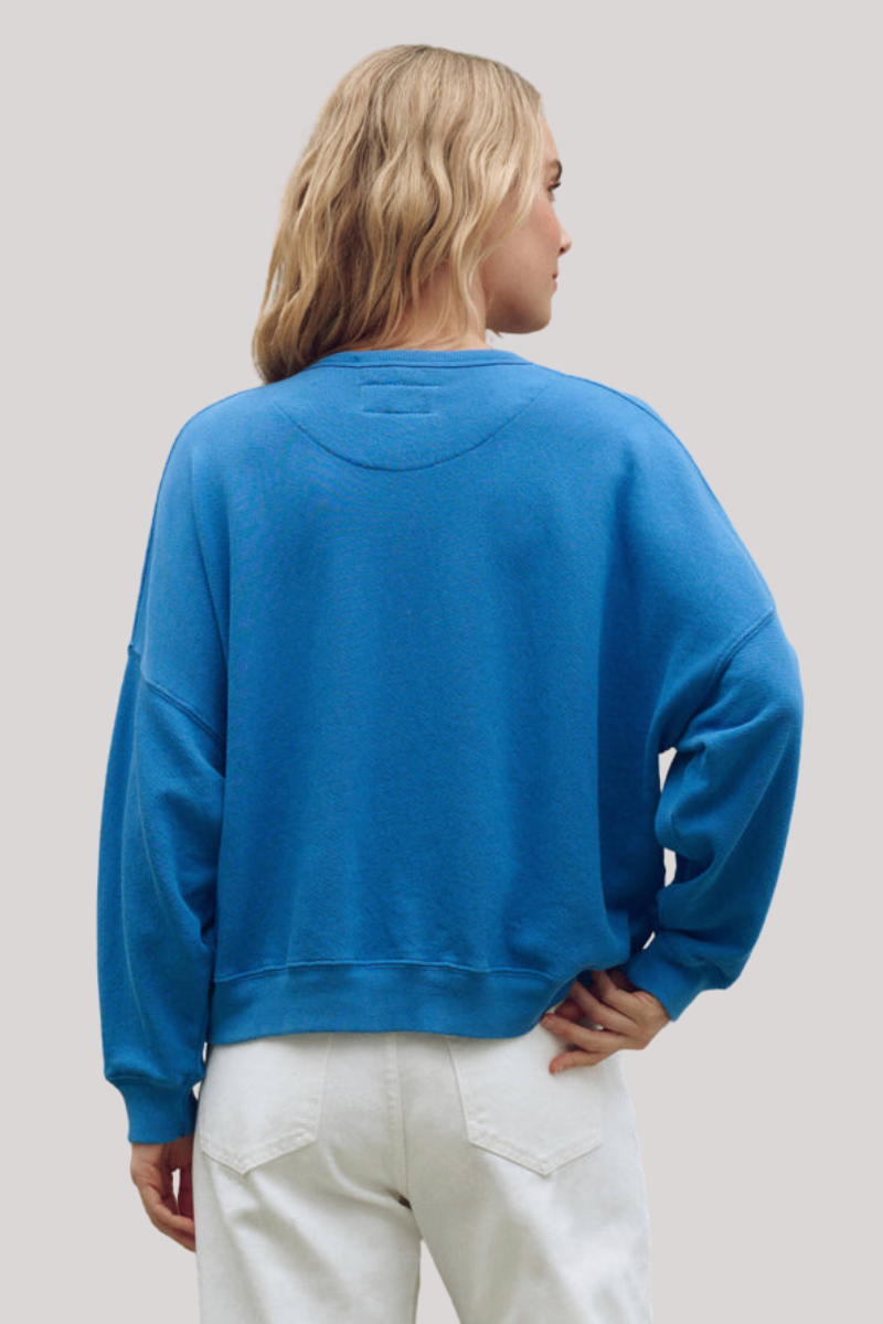 The Great - The Teammate Sweatshirt - POOLBLUE