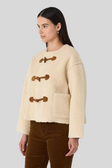 The Great - The Woodside Toggle Coat - CREAM
