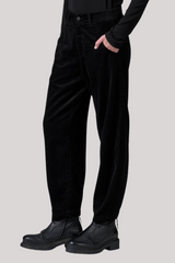 Transit - Comfort Fit Trousers - BLACK