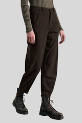 Transit - Comfort Fit Trousers - CHOCO
