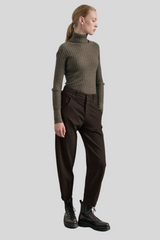 Transit - Comfort Fit Trousers - CHOCO