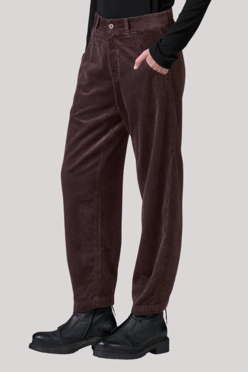 Transit - Comfort Fit Trousers - MERLOT
