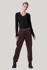 Transit - Comfort Fit Trousers - MERLOT