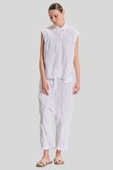 Transit - Sleeveless Shirt - WHITE