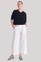 Transit - Wide-Fitting Cardigan - BLACK