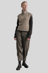 Transit - Wool and Alpaca Waistcoat  - CLAY