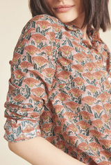 Trovata/Birds Of Paradis - Jacquelin Shirt Fan Flower Print - FANFLOWE