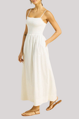 Trovata/Birds of Paradis - Carmen Dress - WHITE