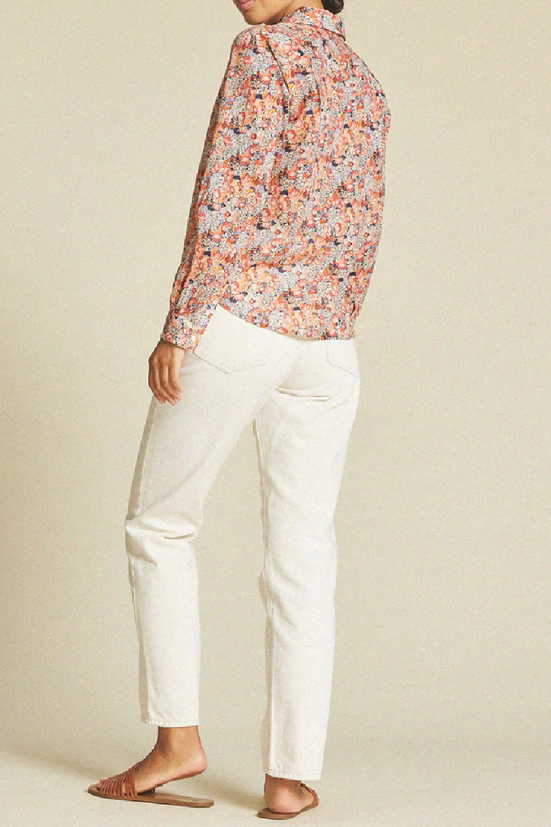 Trovata/Birds of Paradis - Jacquelin Shirt Vino Daisies - VINDAIS