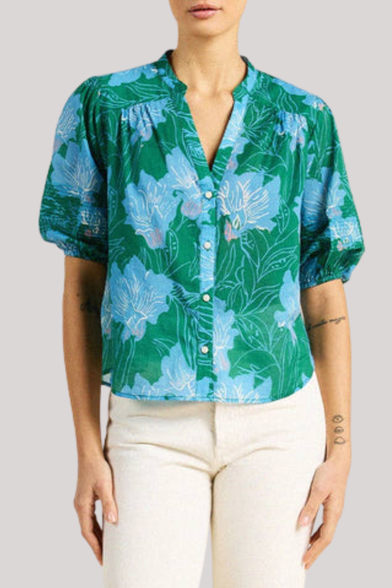 Trovata/Birds of Paradis - Loren Blouse - BLUEORCH