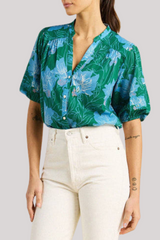 Trovata/Birds of Paradis - Loren Blouse - BLUEORCH