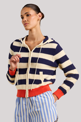 Trovata/Birds of Paradis - Rafa Zip-Up Hoodie - ANWHTNVY