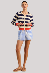 Trovata/Birds of Paradis - Rafa Zip-Up Hoodie - ANWHTNVY