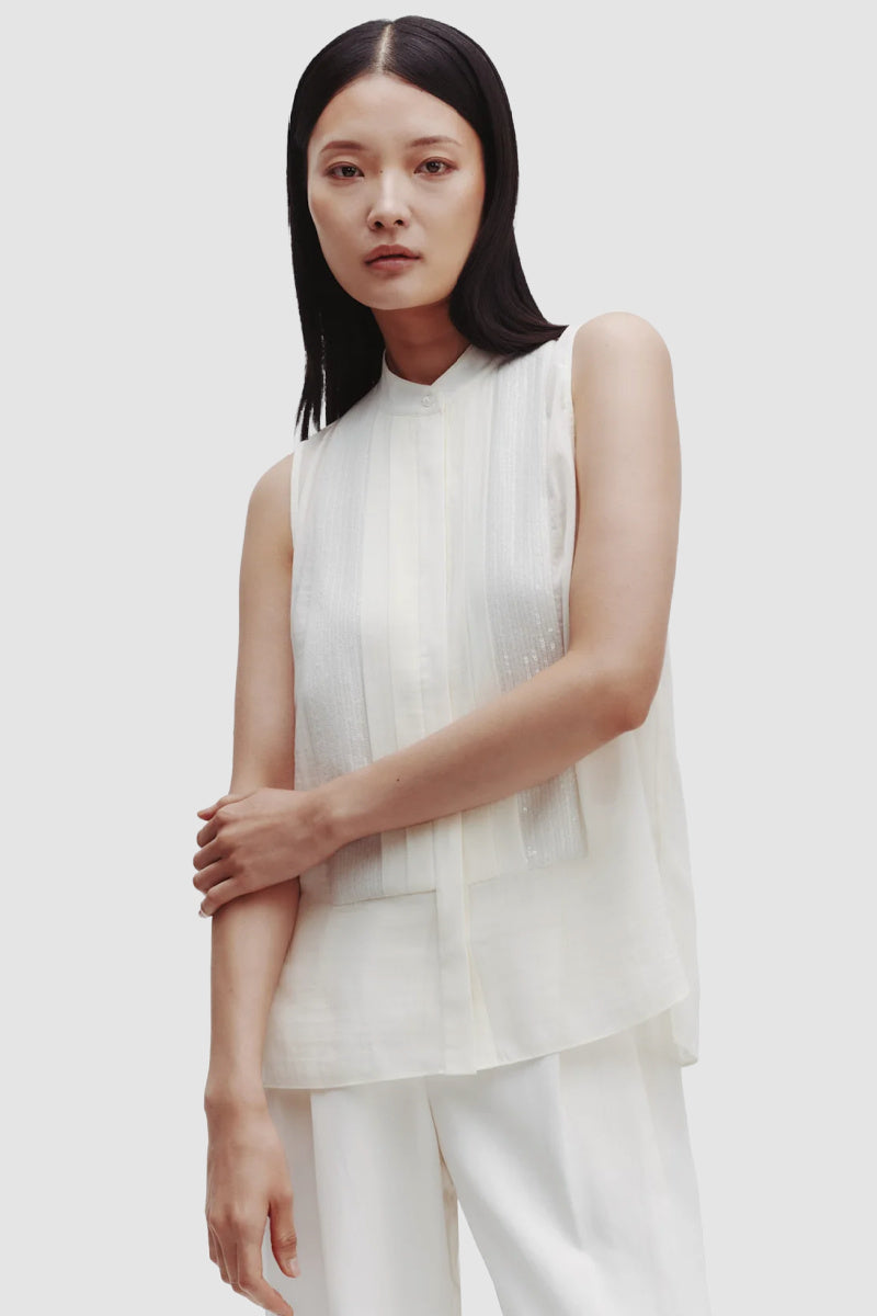 TWP - Adele Top With Sequins - IVORY