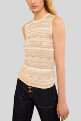 Ulla Johnson - Alisa Knit Top - CONCH