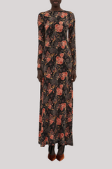 Ulla Johnson - Amari Jersey Long Sleeve Dress - NIGHTLIL