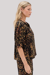 Ulla Johnson - Blaire Short Sleeve Blouse - SAVANNAH