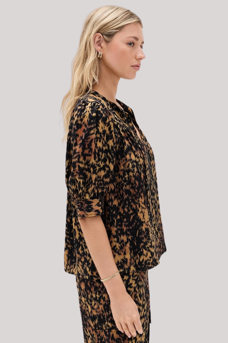 Ulla Johnson - Blaire Short Sleeve Blouse - SAVANNAH