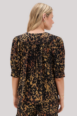 Ulla Johnson - Blaire Short Sleeve Blouse - SAVANNAH