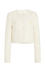 Ulla Johnson - Brynn Cotton-Blend Tweed Jacket - COWRIE