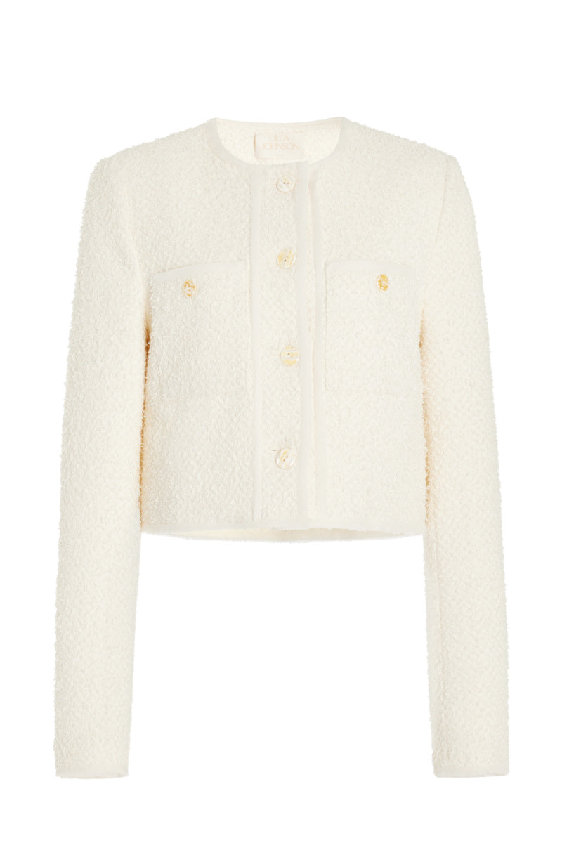 Ulla Johnson - Brynn Cotton-Blend Tweed Jacket - COWRIE