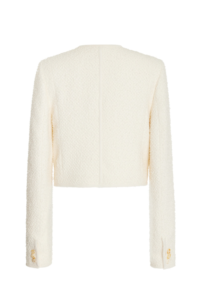 Ulla Johnson - Brynn Cotton-Blend Tweed Jacket - COWRIE