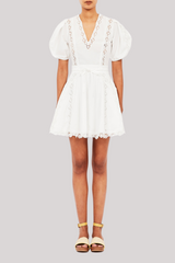 Ulla Johnson - Camila Short Sleeve Mini Dress - PRISTINE