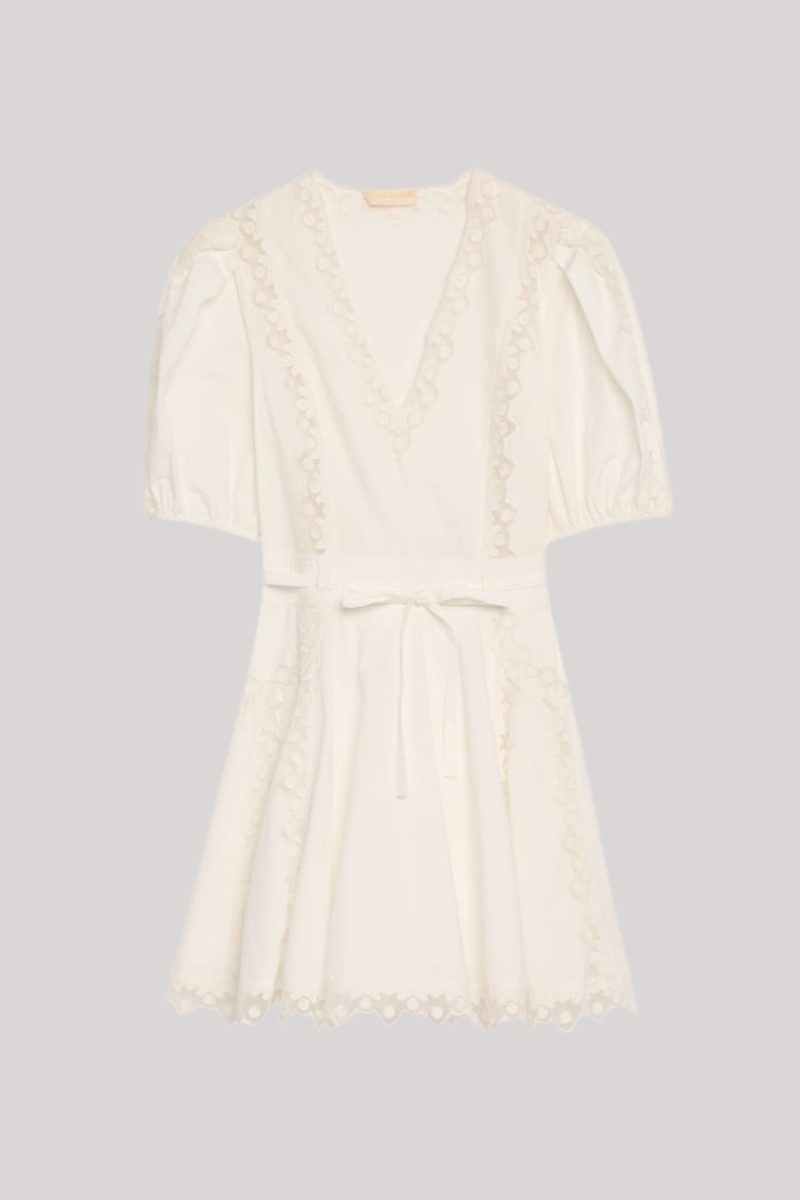 Ulla Johnson - Camila Short Sleeve Mini Dress - PRISTINE