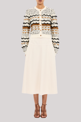 Ulla Johnson - Cecilia Long Sleeve Cardigan - SCALLOP