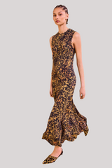 Ulla Johnson - Clea Sleeveless Bias Midi Dress - SAVANNAH