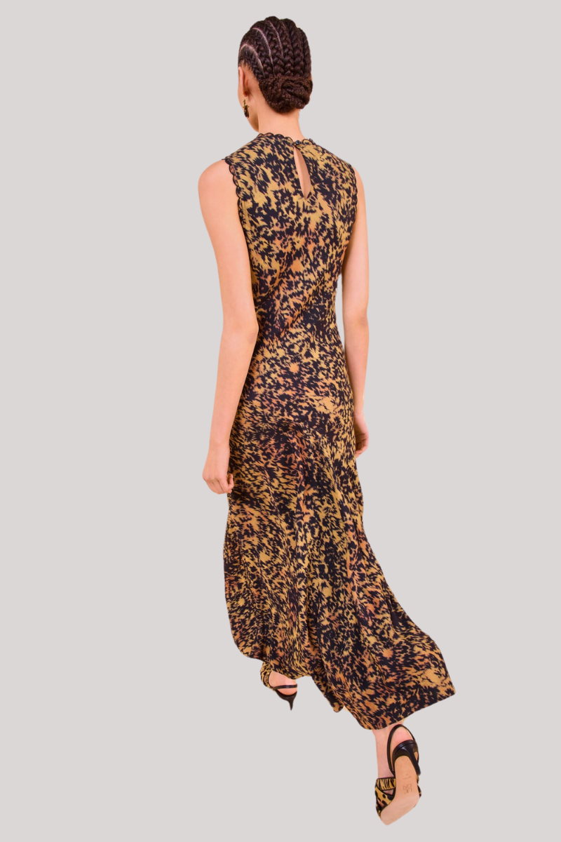 Ulla Johnson - Clea Sleeveless Bias Midi Dress - SAVANNAH