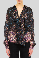 Ulla Johnson - Gesture Long Sleeve Silk Blouse - ECLIPSE