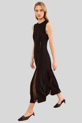 Ulla Johnson - Laure Sleeveless Midi Dress - NOIR